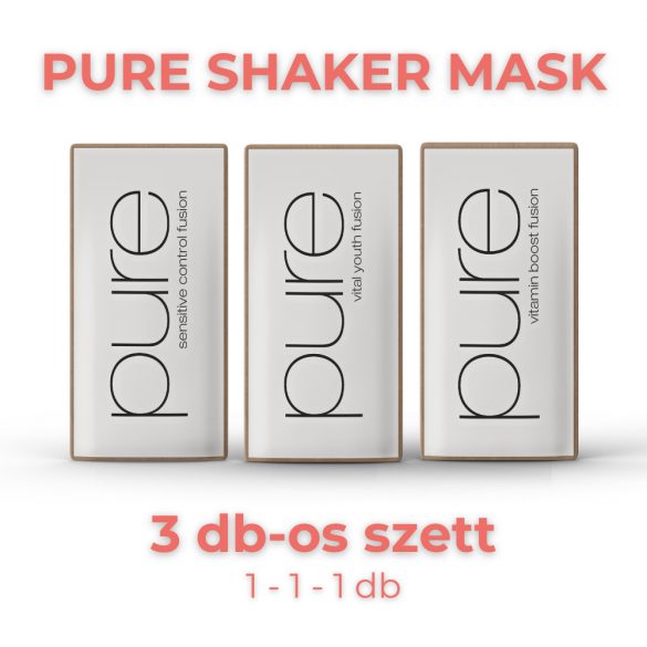 Pure Shaker maszk szett, válogatás 3x15 g